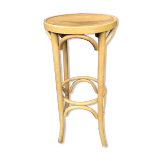 Curved wooden bar stool 1950