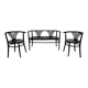 Black secession seat group by Fischel