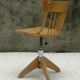 Stoll office chair, swivelling and adjustable in height