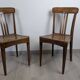 Stella bistro chairs – Vintage pair in wood, retro charm