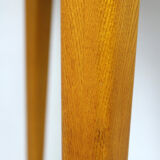 Square oak veneered folding table from Jitona, 1960