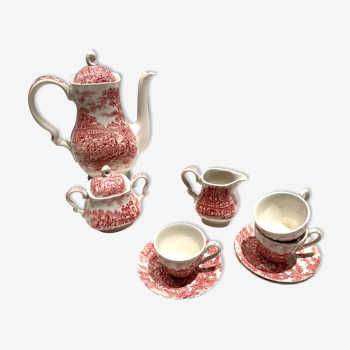 English porcelain tea set