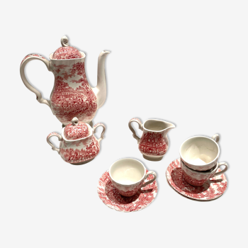 Service à thé en porcelaine anglaise