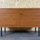 60s 70s teak sideboard cabinet Rego Mobile Danish Modern Design