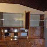 Vintage buffet in wood-coloured formica