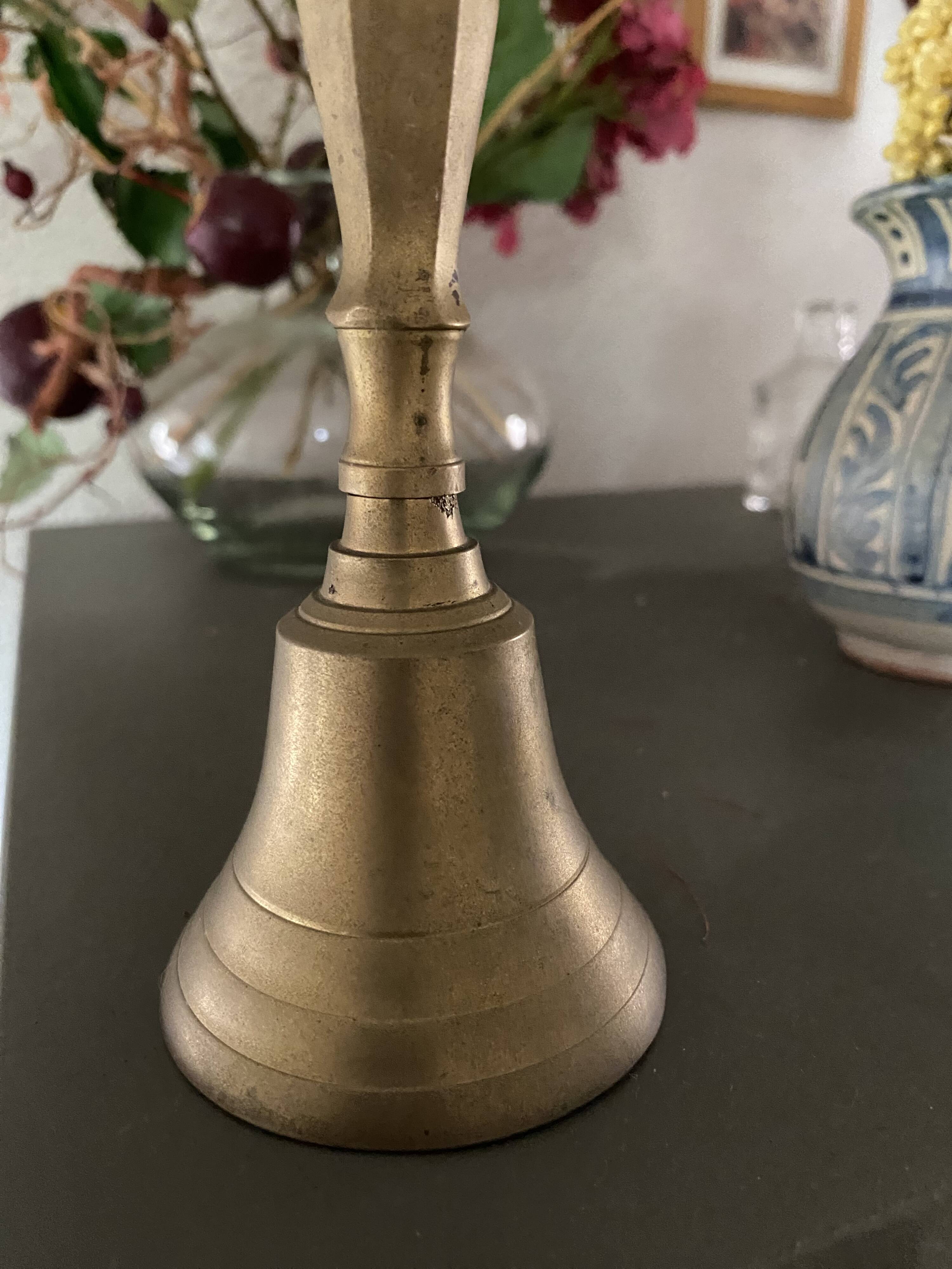 Brass table bell.