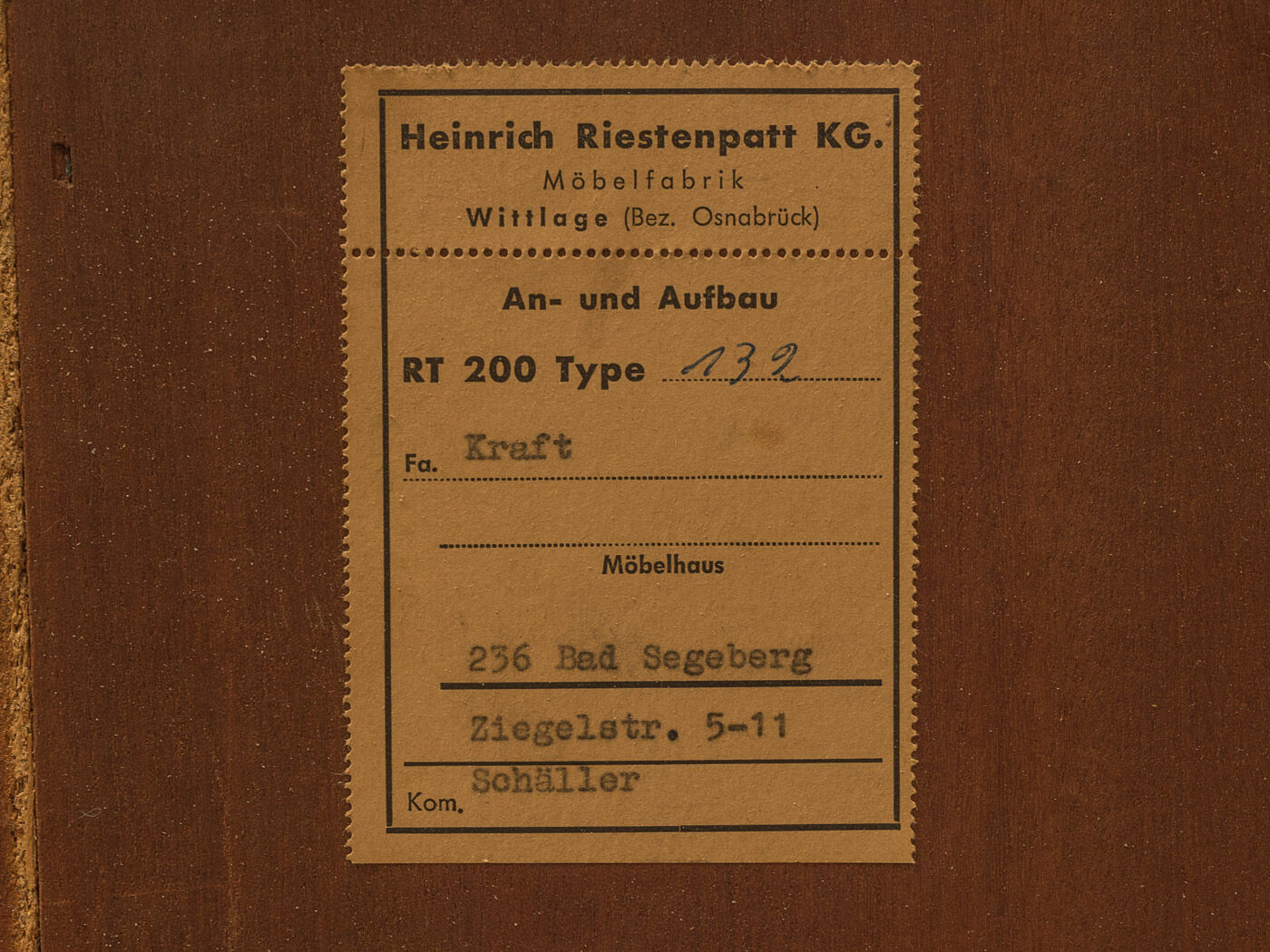 1960s sideboard, Heinrich Riestenpatt