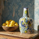 Large vintage Italian bottle vase from the 60s-80s in the style of Innocenti.