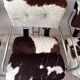 Set of 4 vintage Cucroma armchairs – Guido Faleschini – leather