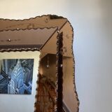 1940s smoked mirror with glazing bars