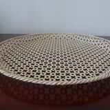 Perforated metal tray Mathieu Mategot 34cm