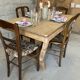 Solid oak table