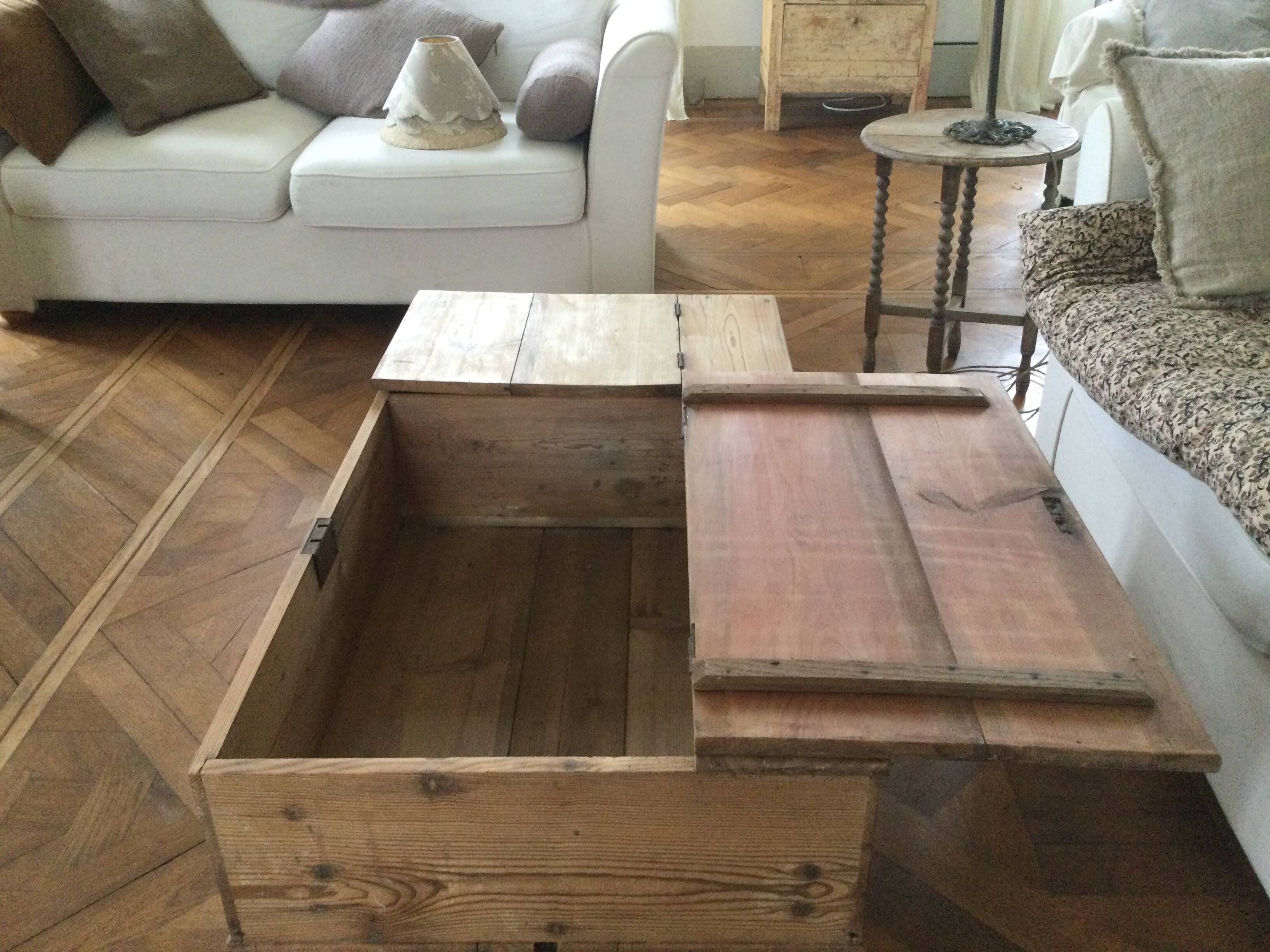 Old pine coffee table