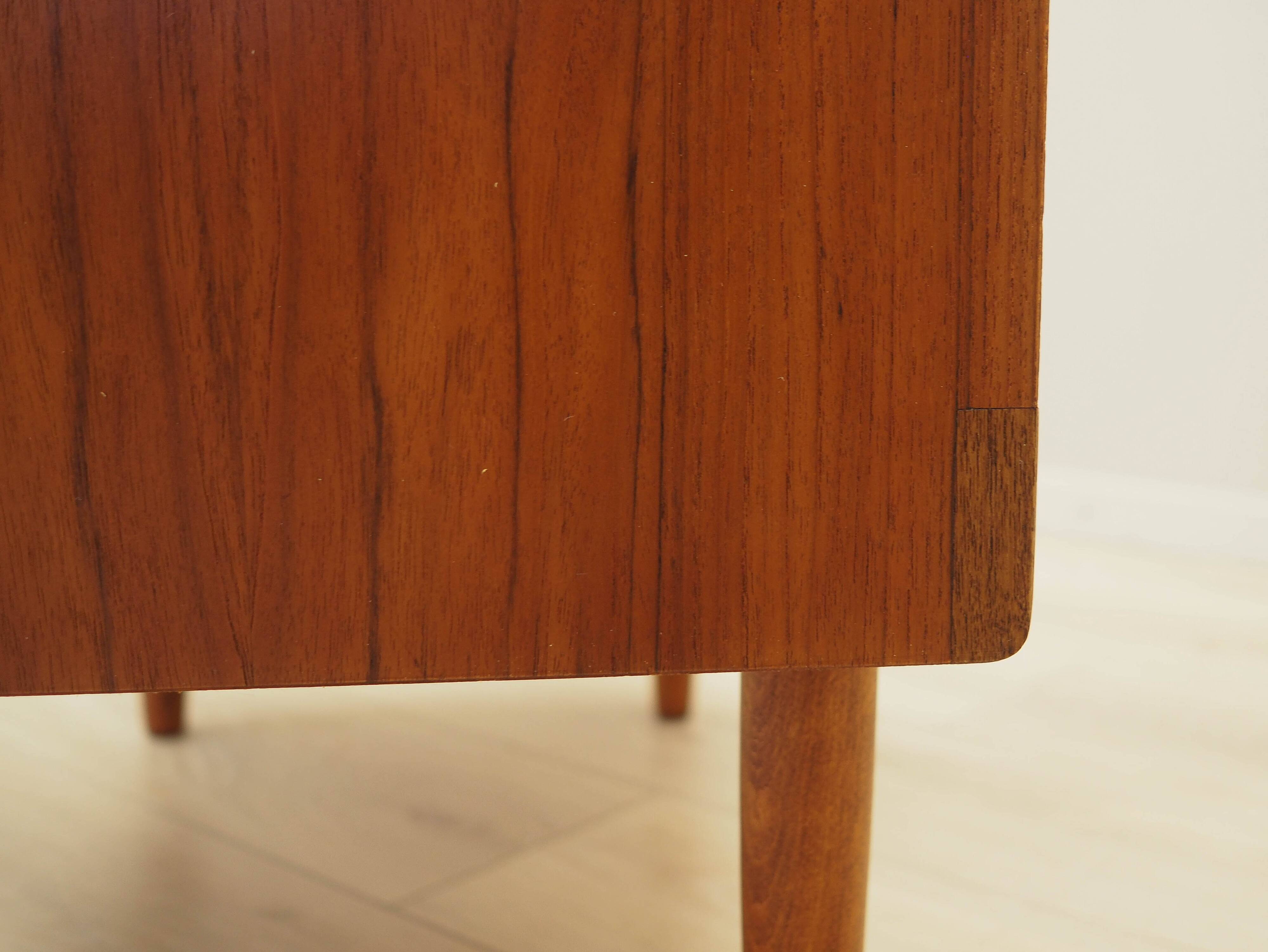 Teak chest of drawers, Danish design, 1970s, production: Denmark