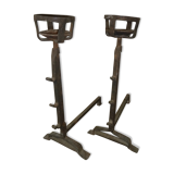 Pair of wrought steel channels