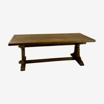 Table de monastère 220 cm en chêne massif