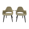 Pair of Organic armchairs by Charles Eames and Eero Saarinen for Vitra