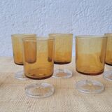 6 70's stemware