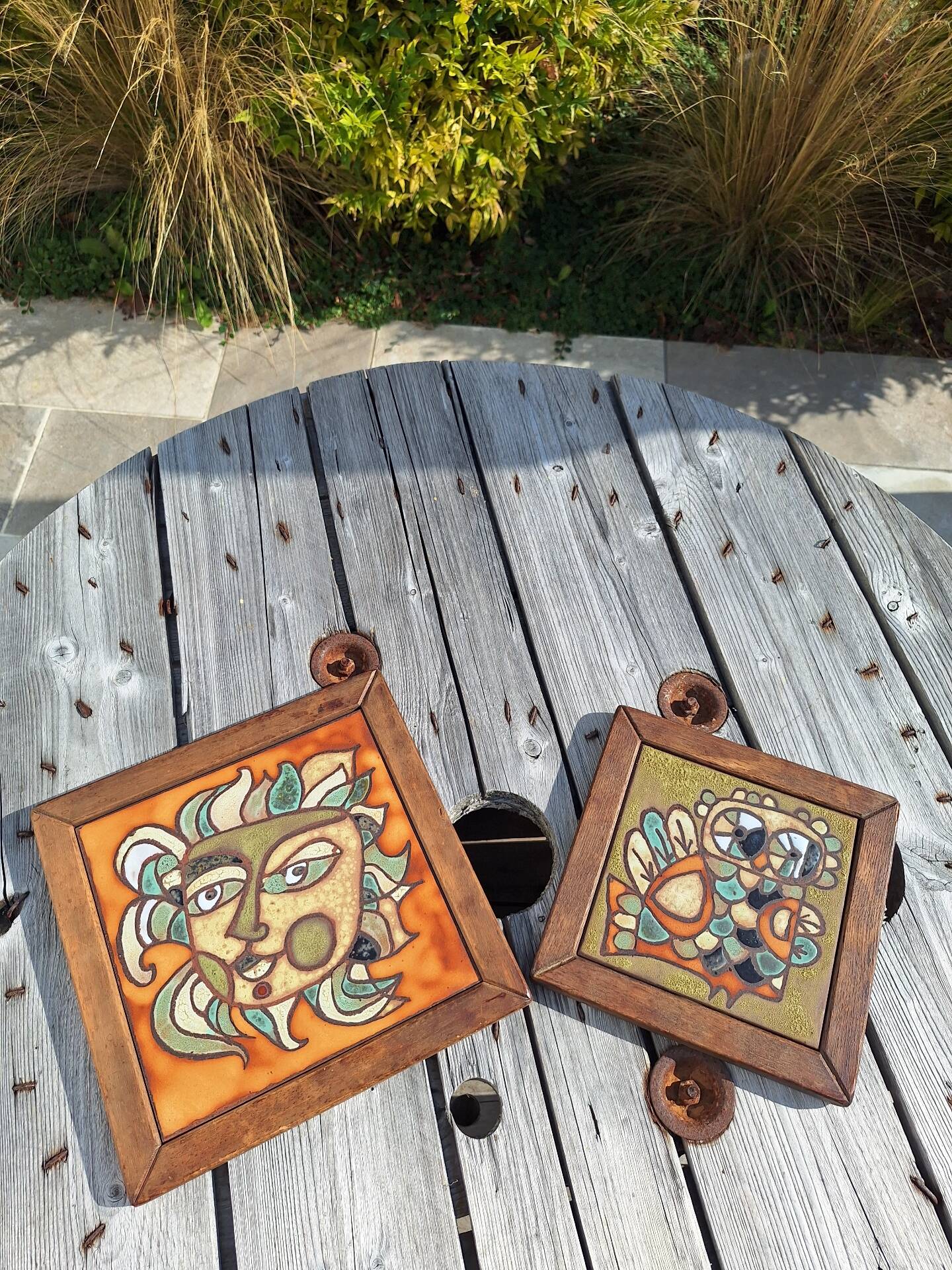 Set of 2 Magnificent ceramics by Roland Zobel