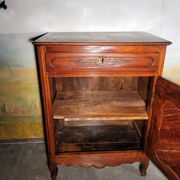 Large Louis XV style jam maker in cherry wood