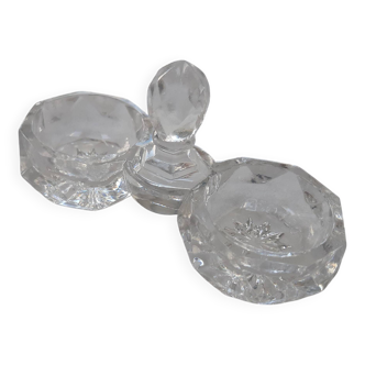 Very old Saint Louis crystal salt and pepper shaker