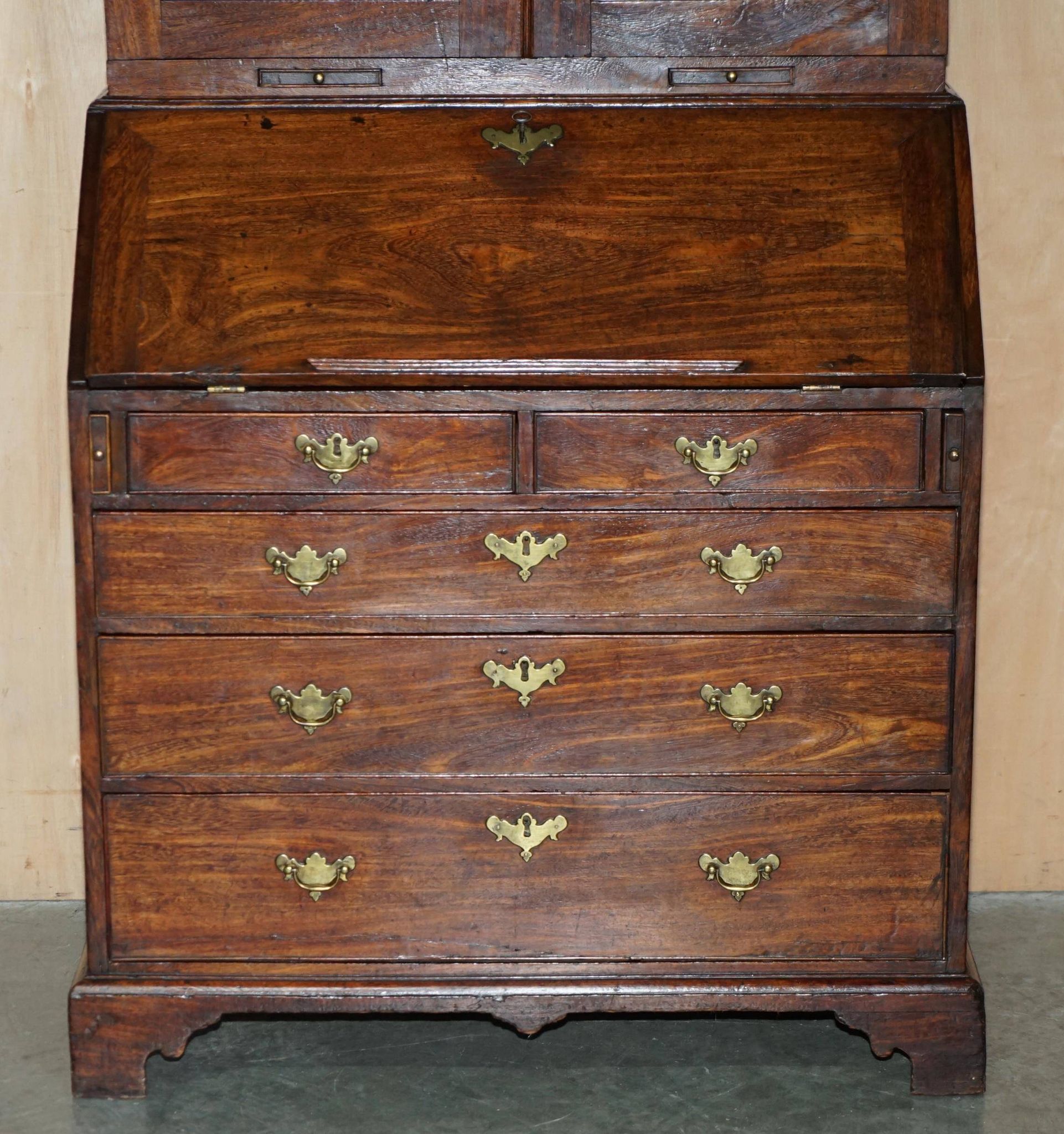 Colonial camphor wood library desk, George III period circa 1760.
