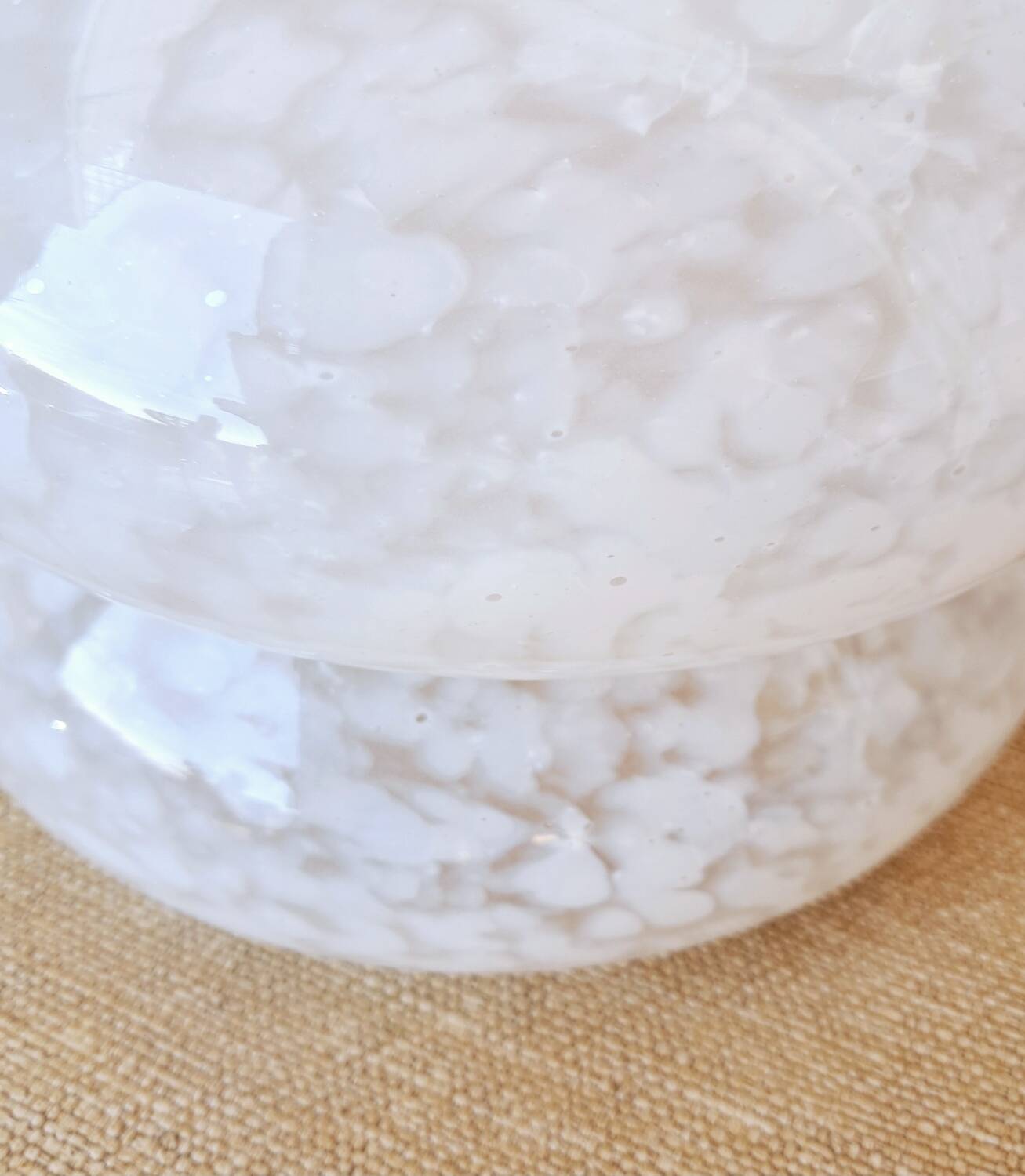 Clichy glass globe lampshade