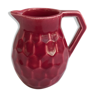 Former art deco red ceramics pitcher