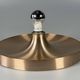1960s 1970s Disc Wall Lamp by Teka Germany Space Age Design Aluminum Metal