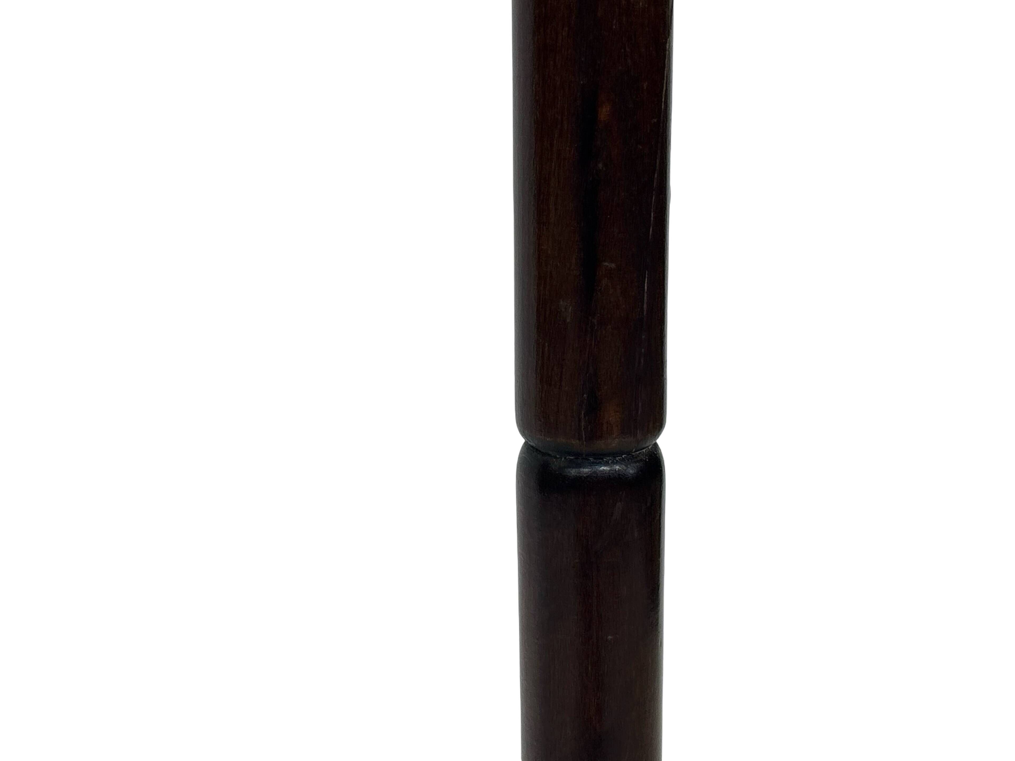 Vintage Wooden Sputnik Design Freestanding Coat Rack, 1970s, Brown