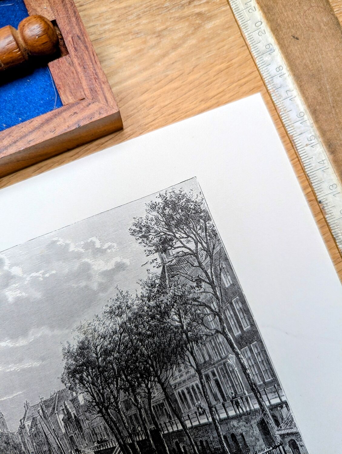 Utrecht, Netherlands, Vintage engraving, printed in 1879.