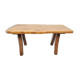 Vintage Brutalist Oak Tree Trunk Side Table, Spain, 1960s