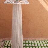 Lampadaire chapeau blanc cassé en coton