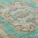 Turkish Anatolian Handmade Vintage Rug 281 cm x 187 cm
