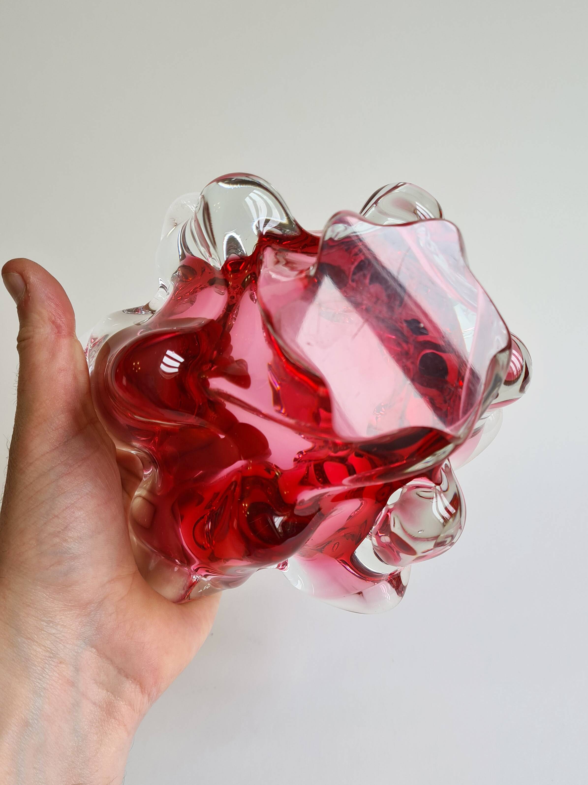 Josef Michal Hospodka Empty Pocket - Czech Blown Glass Murano Style (Year