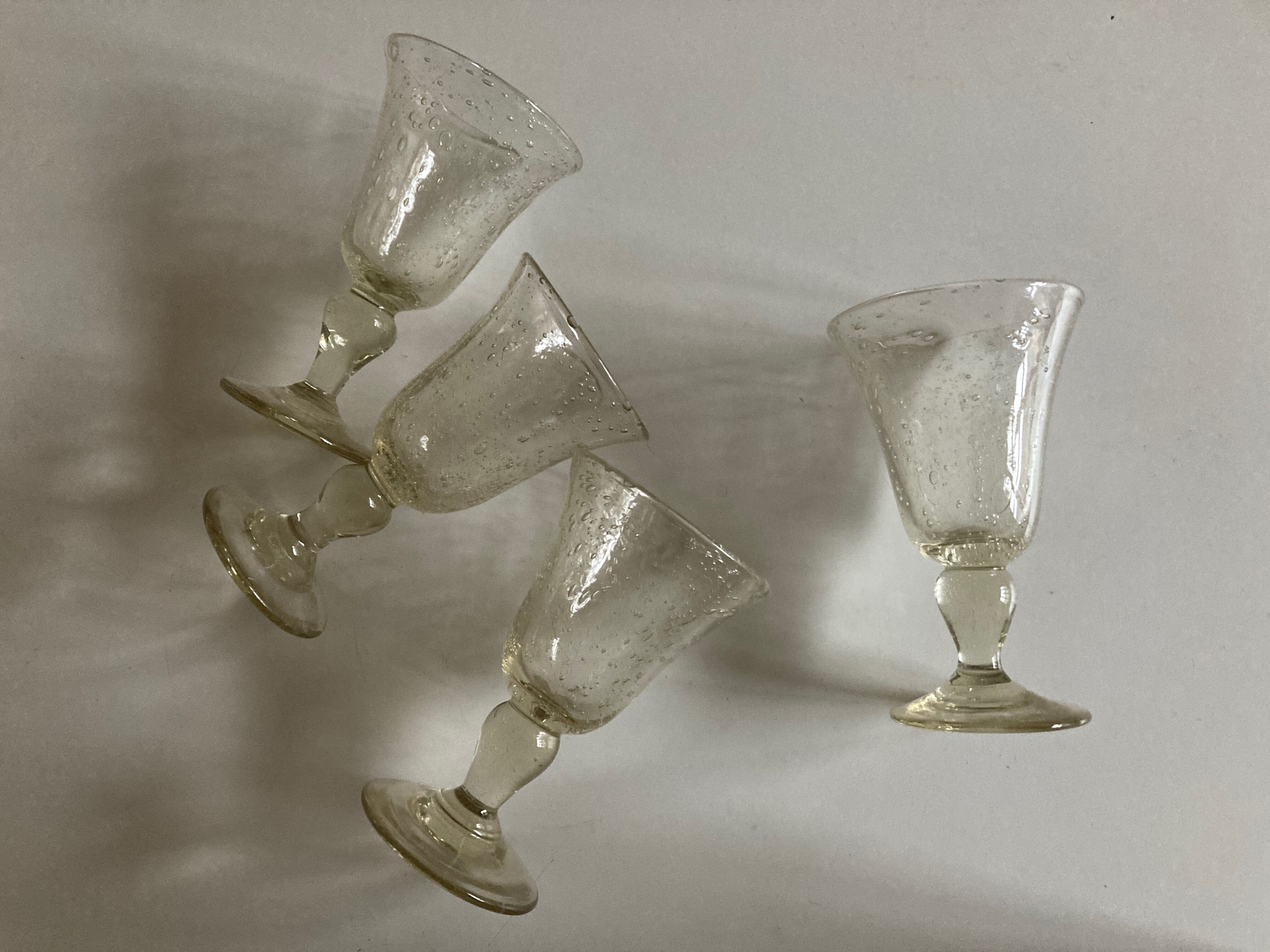 Set of 4 Biot glasses 14cm