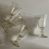 Set of 4 glasses of Biot 14cm