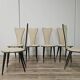 Set of Six Mid-Century Modern Dining Chairs by Umberto Mascagni