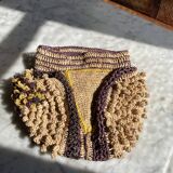 Raffia pot cover