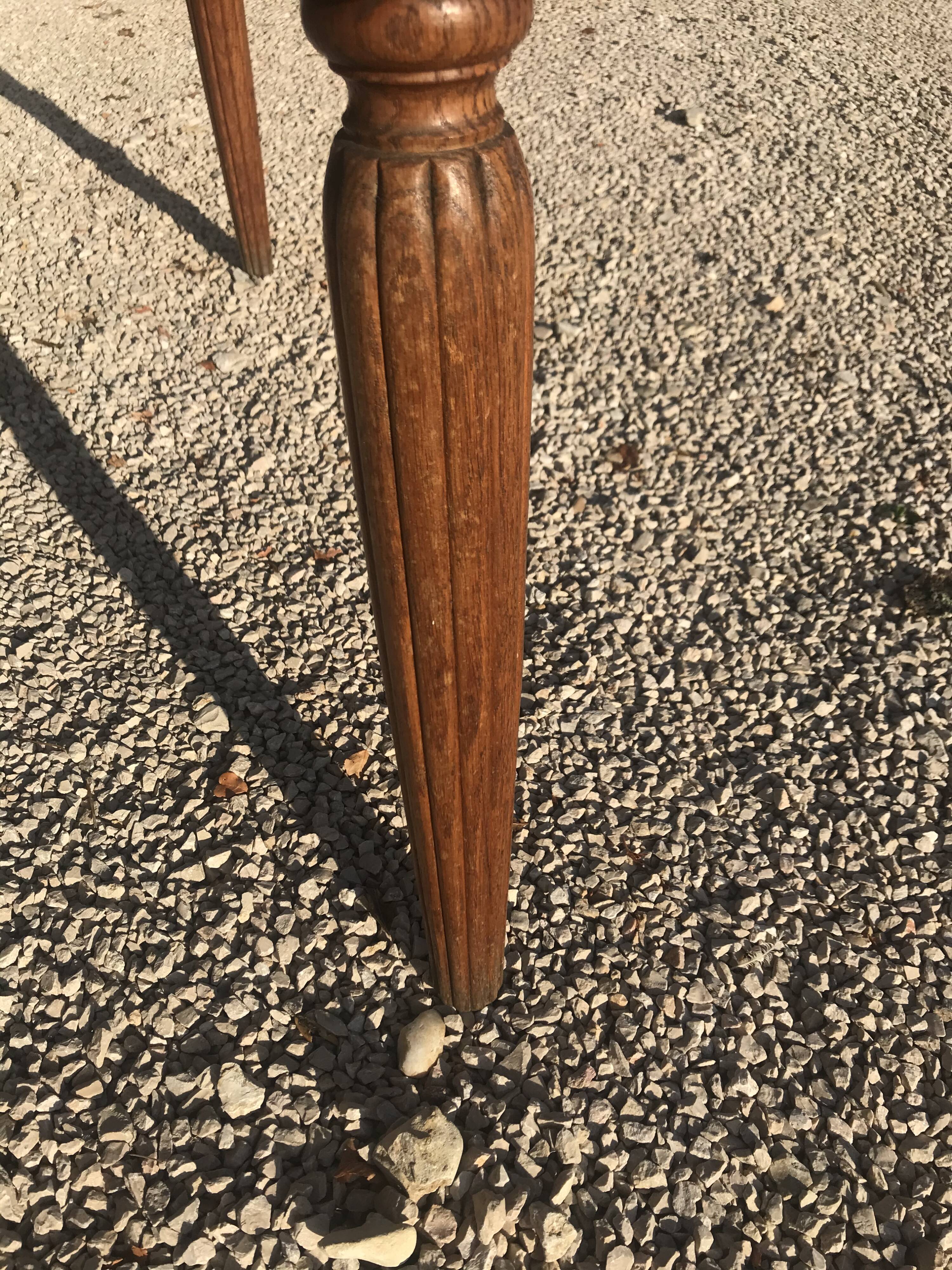 Art Deco period solid oak desk