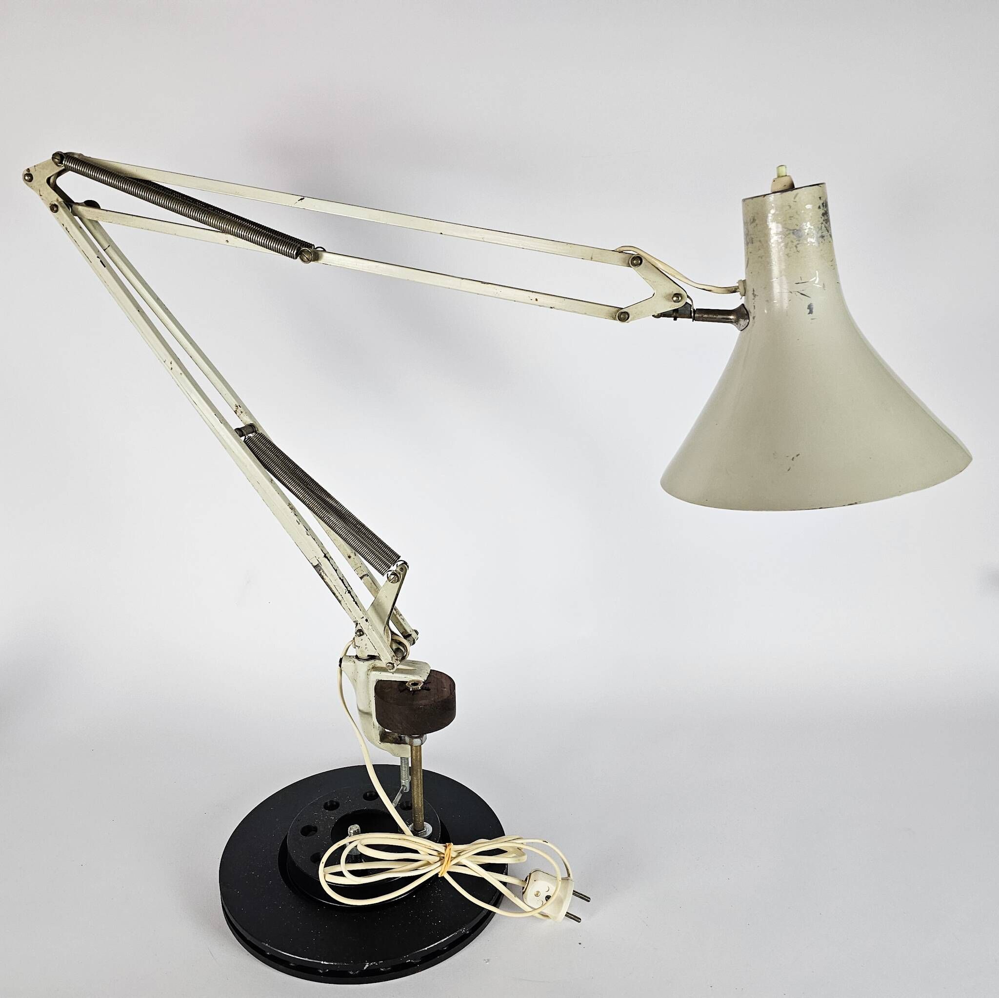 Philips - modèle NTD 36 - Louis Kalff - lampe de bureau - lampe d'architecte - métal - 1966