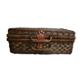 Wicker suitcase
