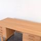 Oak Freestanding Desk by Torben Valeur & Henning Jensen for Dyrlund, 1960s.