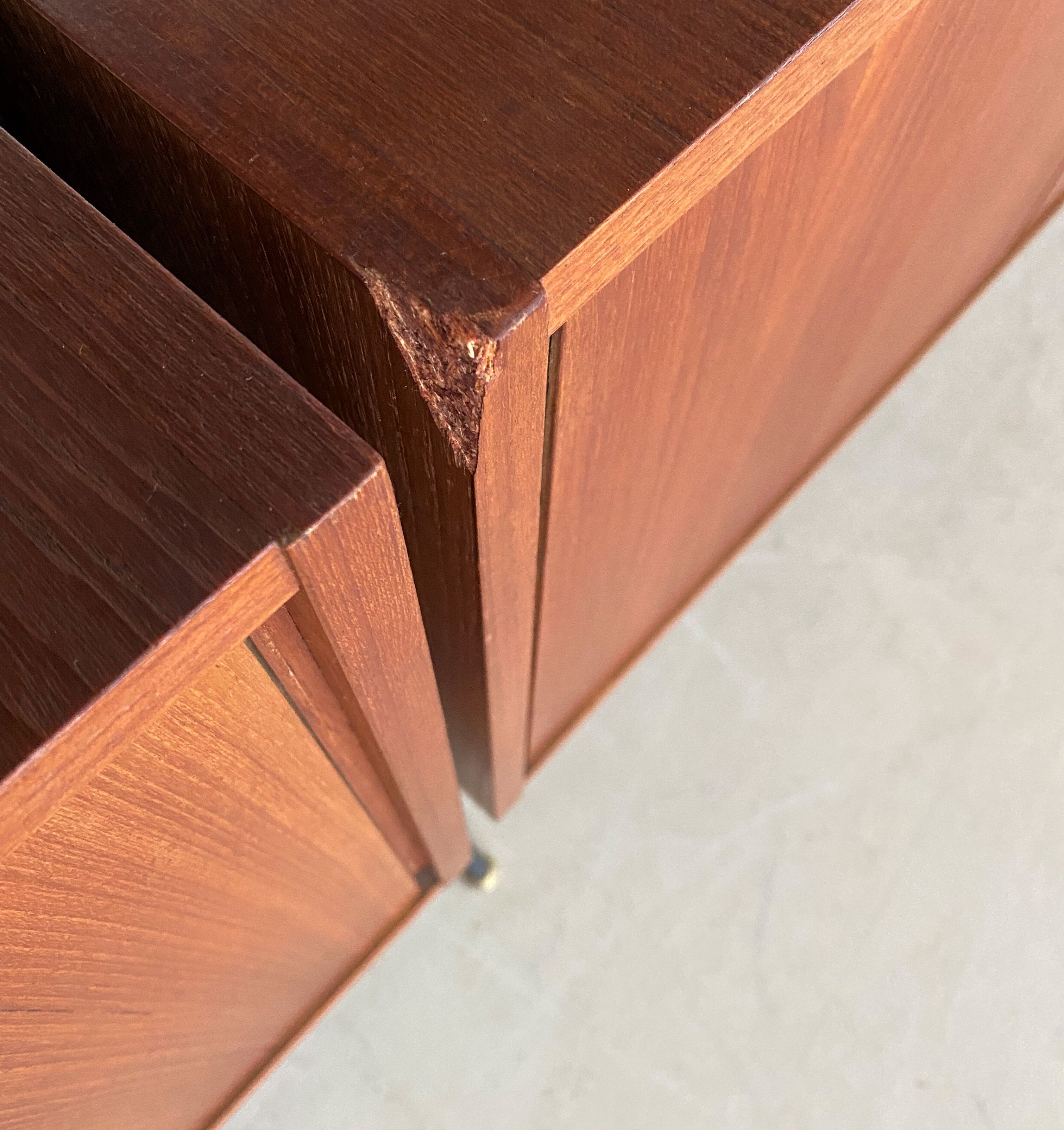 Vintage standing modular wall unit