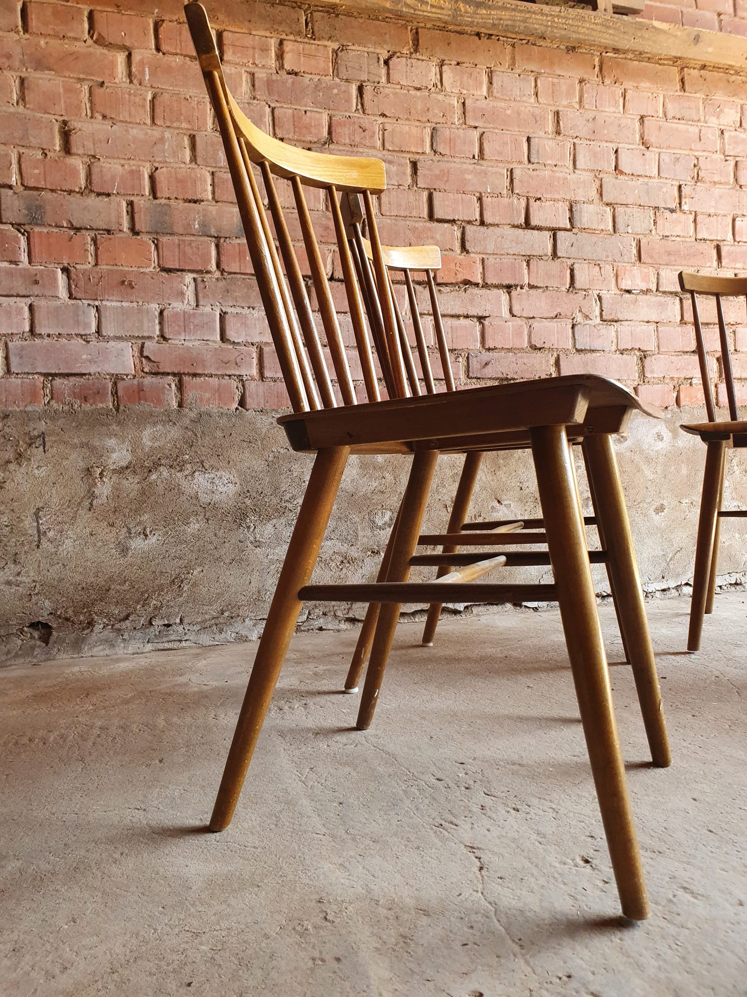 4 bistro chairs 1960