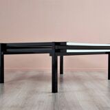 Table basse extensible cubiste, années 1980