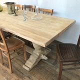 Farm table monastery solid solid wood clear