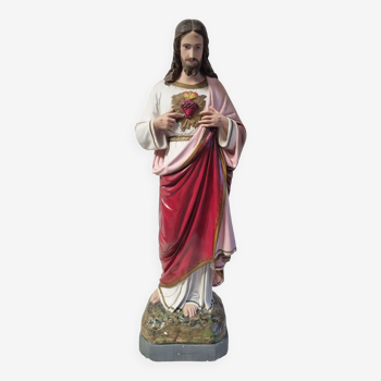 Figurine religieuse en plâtre