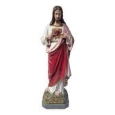 Figurine religieuse en plâtre