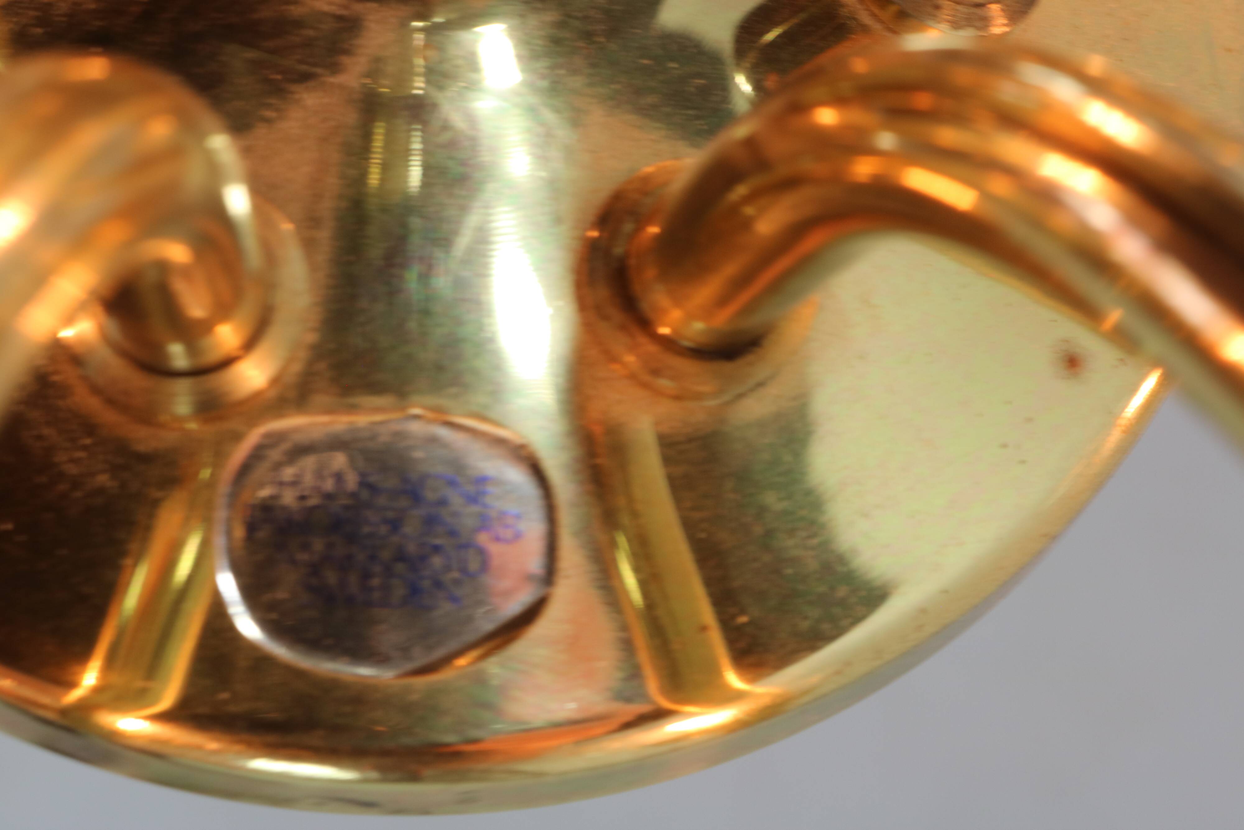 Swedish design ceiling lamp by Hans Agne Jakobsson